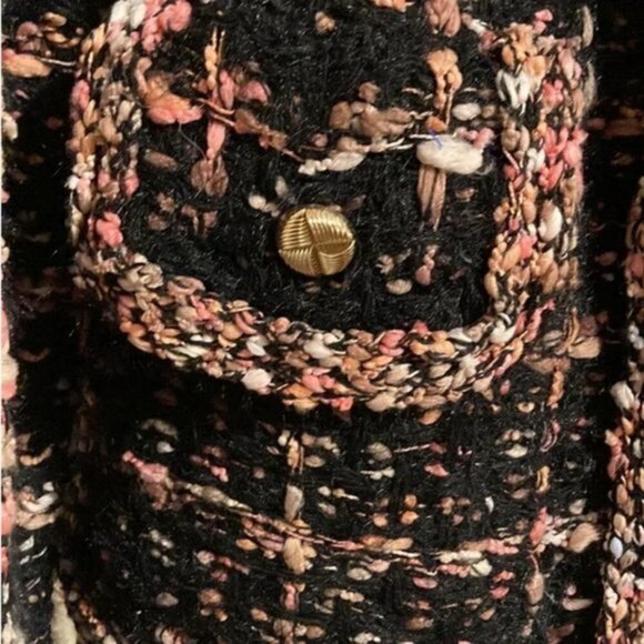 Multicolor Sioni Chanel-Style Long Sleeve Knit Cardigan Sweater (NWT) - Picture 6 of 8